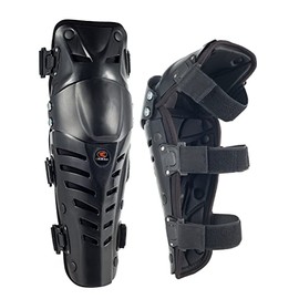 Motorcycle Knee Shin Guard, Long Leg Pads Crashproof Motorcycle Protective Gear Armor Bendable Adjustable Mtb Knee Pads for Men Motocross Mountain Biking