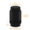 GAsupply Black Lug Nuts, 1/2-20 Closed End Bulge Acorn Lug