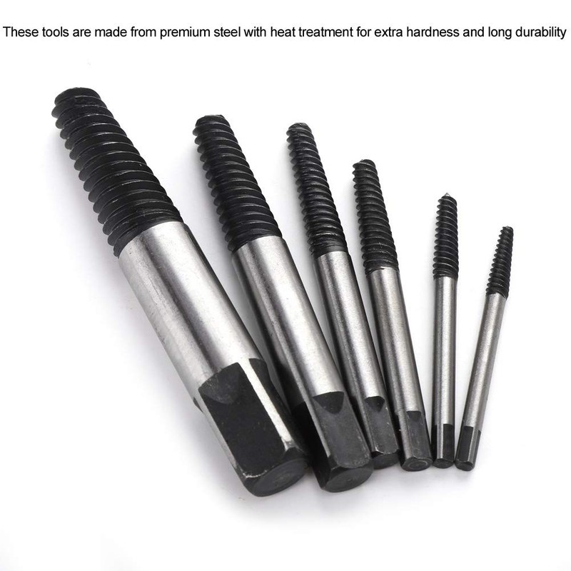 QANYEGN Reverse Screw Extractor Set, Reverse Drill Bit Extractor Set,