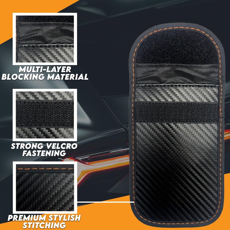 Xtremeauto Car Key Signal Blocker Pouch 2 Pack - Faraday