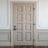goldenwarm 6 Pack Black Swing Clear Expandable Door Hinges, 3.5"