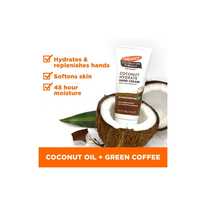 Palmer's Coconut Oil Formula Crema para Manos, con Aceite de