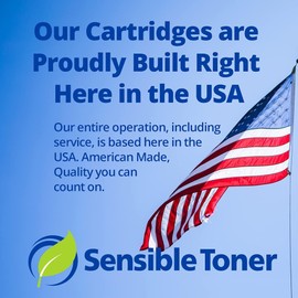 Sensible Toner Replacement 37A MICR Toner Cartridge for HP 37A CF237A 37X CF237X Works in Laser Enterprise M607 M608 M609 Series MFP M631 M632 M633 Printers 11,000 Pages, Built in USA