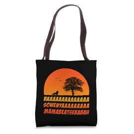 African Lion Baaa Sowenyaaa Tote Bag