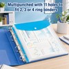 11 Hole Expanding File Pockets, Horizontal & Vertical Plastic Envelopes,