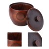 VIFERR Sugar Bowl Wooden Spice Box Salt Container with Lid
