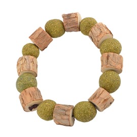 Kisangel Catnip Necklace for Cats Natural Chew Toy and Molar Stick Interactive Play for Indoor Kittens Promotes Relaxation and Dental Health