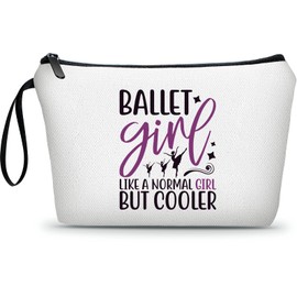 ARIOSEY Ballerina Gifts,Teen Girls Gift Ideas,Dance Things,Sisters Gifts from Sister,Teen Makeup Bag,Sister Birthday Gift Ideas,Preteen Girl Gifts,Dance Bag for Girls,Teenage Girl Gifts