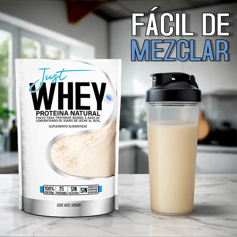Proteína Whey Protein BHP Nutrition 500 g, Sin Sabor