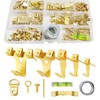 162Pcs Heavy Duty Picture Hooks for Hard Walls-Picture Hanging Kit
