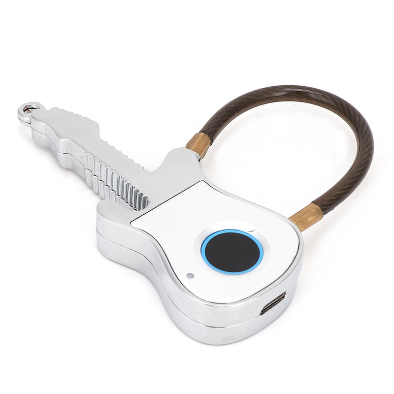 Semiconductor Smart Fingerprint Keyless Guitar Shape Lock for Wardrobe Cabinet