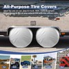 Explore Land Explore Land Weatherproof Tire Covers 4 Pack Alumium