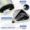 JELUTAR Drawstring Backpack Gym Bag with Shoes Compartment for Soccer,