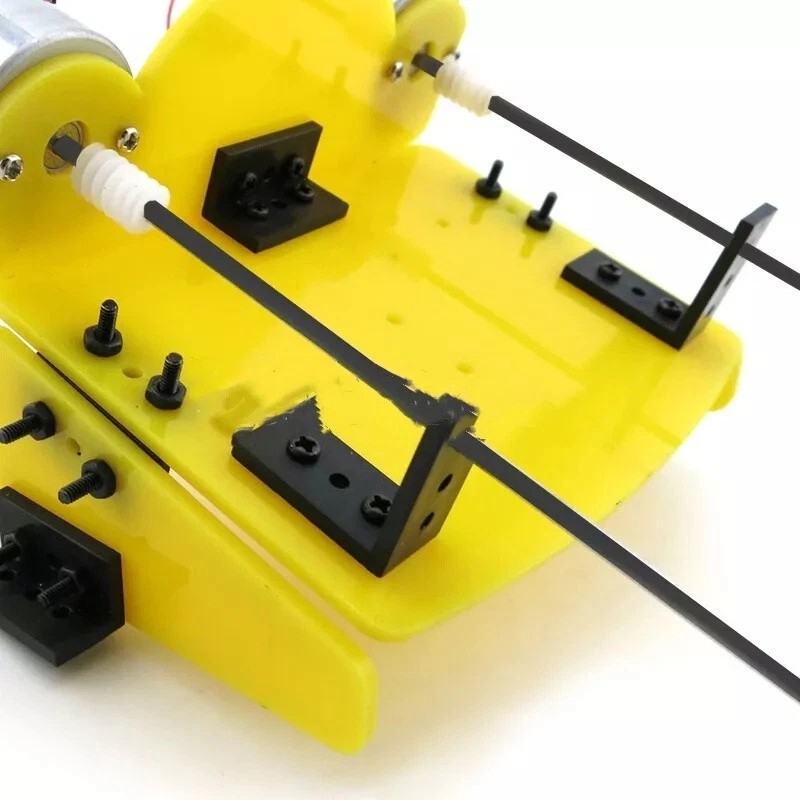 Maxhanest 19cm Boat Toy Kit Propeller Motor Shaft for DIY
