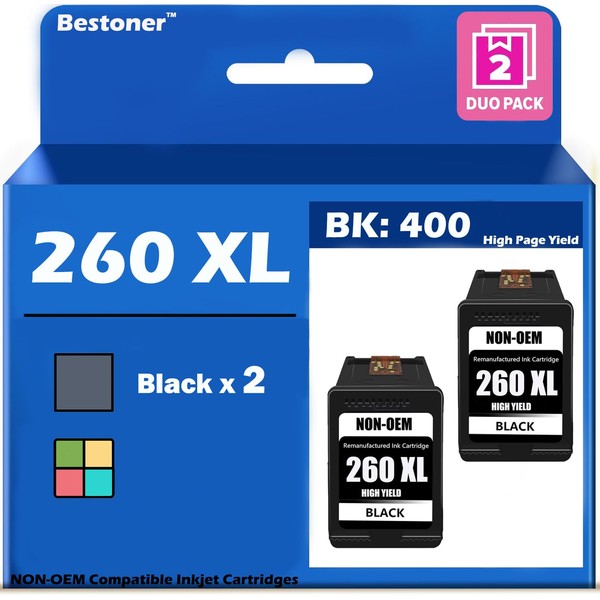 Bestoner™ Remanufactured Ink Cartridge Replacement for Canon 260 261 PG-260XL