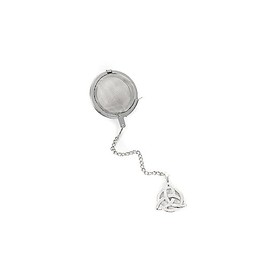 Tea Infuser with Charm - Loose Leaf Tea Steeper Enamel Charm For Tea, Herbal Drink - 2” Stainless Steel Mesh Ball Tea Filter with 1" Enamel Pendant (Celtic Knot)