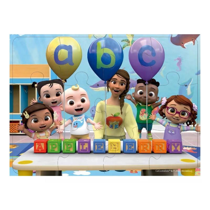 Novelty Corp Cocomelon Rompecabezas 4 En 1 Con 12 Piezas