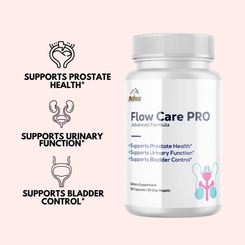 Pelican Vitamins Flow Care PRO- Prostate Support- 60 Capsules