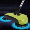 Manual Push Floor Sweeper Broom, Hand Push Sweeper with Enclosed