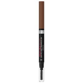 L'Oréal Paris Eyebrow Pencil with Rotating Triangle Tip for Defined and Natural Eyebrows, Infaillible Brows 24h Brow Filling Triangle Pencil, No. 5.0 Light Brunette