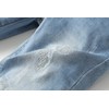 KIDSCOOL SPACE Baby Girls Boys Slim Jeans, Small Child Elastic