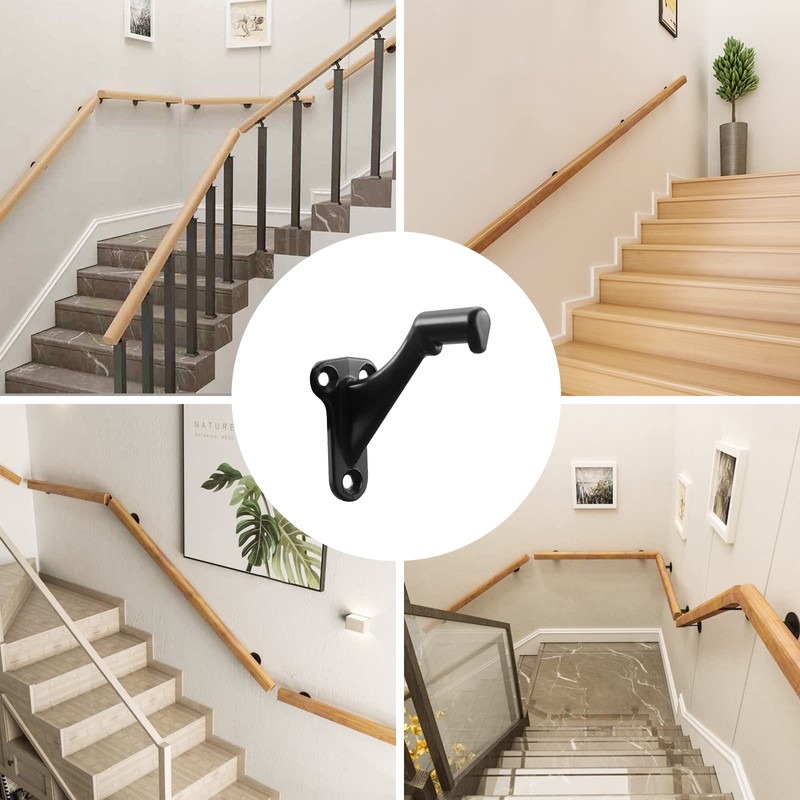 HOME MASTER HARDWARE Handrail Stair Brackets 3" Heavy Duty Support