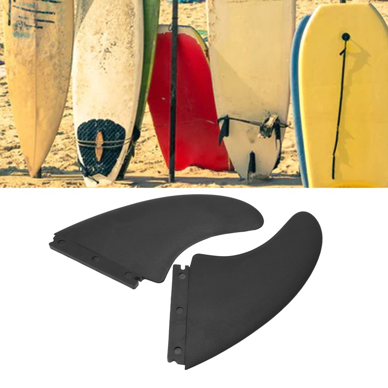 1 Pair of Paddle Board Fins Replacement Windsurfing PVC Surfboard