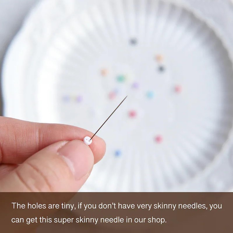 3mm/0.12" Tiny Round Plastic Buttons, Mini Buttons, The Smallest Button,