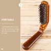 FOMIYES 2pcs Travel Folding Comb Portable Hair Brush for Men