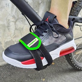 ONIPAX 1 Pair Bike Pedal Strap Toe Clips Straps Tape (green)