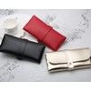 TongTang Glasses Case, Sunglasses, Soft Leather, Stylish, Simple, Stylish, Black