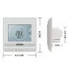 KETOTEK Digital Water Underfloor Heating Thermostat Programmable 3A, Under Floor