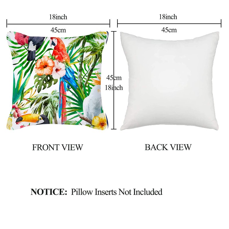 Home Decorative Throw Pillow Covers - Set of 4 Soft