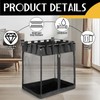 Teenyyou 4 Pcs Large Mesh Slatwall Baskets, 16 x16 x12