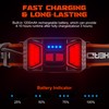 Rechargeable Headlamp, 230°Wide-Angle 1000 Lumens Headlamp Flashlight with Red Taillight