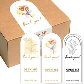 Pack of 150 Thank You Stickers Thank You Stickers Thank You Stickers Thank You Decoration for Packaging Flowers Decorative Labels Box Seal Stickers Labels Gift Label Stickers Thank You Seal Stickers