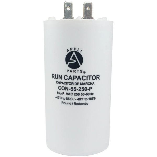 Appli Parts Run Capacitor for electric motors 55 Mfd uF