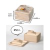 Strix Design SD-227 Disposable Containers with Divider Plates, 25 Pieces,