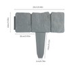 10pcs Landscape Edging Border Plastic Garden Fence Lawn Decorative Border