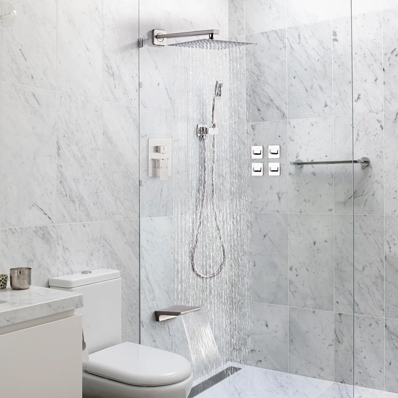 LCEVCGK Shower Faucet Set Complete with Tub Spout Shower System