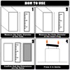 10 Pack 3 x 1 Inch Rectangle Plastic Tubing End