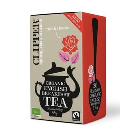 Clipper Organic English Breakfast Tea 20 Tea Bags (Enveloped)