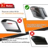 CB Black Stretched Extended Side Panel Cover For Harley Touring