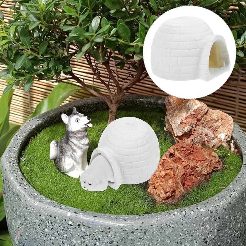 Gadpiparty Standing Ice House Model Ice House Cognitive Model Craft