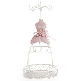 Jewellery Display Stand Mannequin Necklace Bracelet Earrings Display Princess Dress with Jewelry Stand (03)