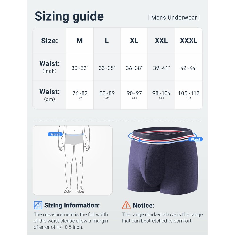 Carer 3 Pack Men's Incontinence Boxer Brief Washable Light &