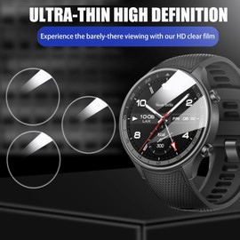 Disscool Tempered Glass Screen Film Protector Compatible with Garmin Enduro 3 51mm, 0.33mm Protector Full Coverage HD Clear Anti Scratch Smart Watch Accessory