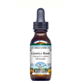 Licorice Root Glycerite Liquid Extract (1:5) - Vanilla Flavored (1 oz, ZIN: 513173) - 2 Pack