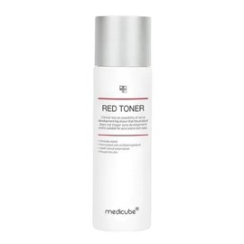 MEDICUBE Red Toner 2.0, Tónico Facial Coreano con Niacinamida, Ácido Salicílico BHA, Centella Asiática y Árbol de Té, para Grasa, Poros y Textura, 100