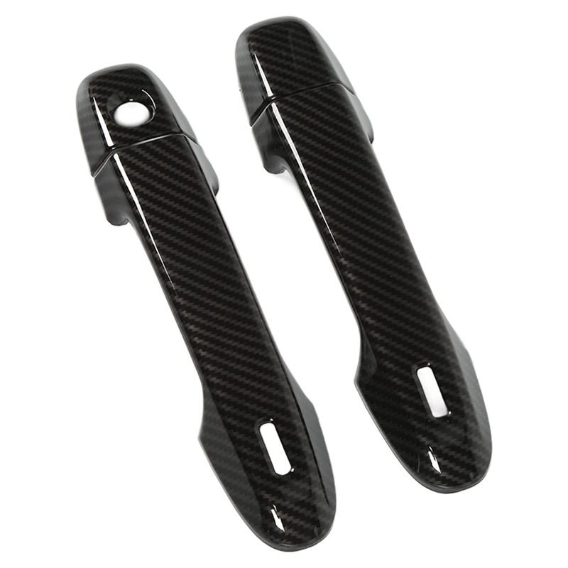Qiilu Exterior Door Handle Cover, 4PCS Outer Outside Exterior Door